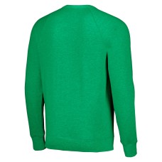 Philadelphia Eagles Homage Unisex Holiday Raglan Tri-Blend Pullover Sweatshirt - Kelly Green