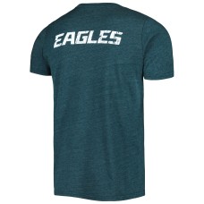 Philadelphia Eagles Majestic Threads Tri-Blend Pocket T-Shirt - Midnight Green