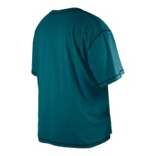 Philadelphia Eagles New Era Third Down Big & Tall Puff Print T-Shirt - Midnight Green