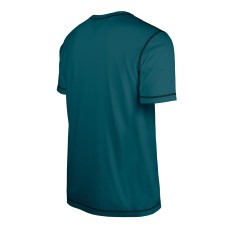 Philadelphia Eagles New Era Third Down Puff Print T-Shirt - Midnight Green