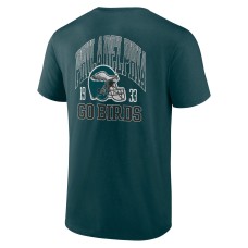 Philadelphia Eagles Profile Big & Tall Two-Sided T-Shirt - Midnight Green