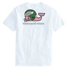 Philadelphia Eagles Vineyard Vines Big & Tall Gridiron Classics Throwback Helmet T-Shirt - White