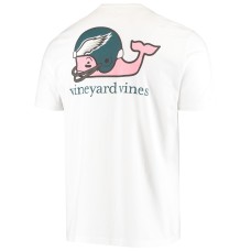 Philadelphia Eagles Vineyard Vines Big & Tall Helmet T-Shirt - White