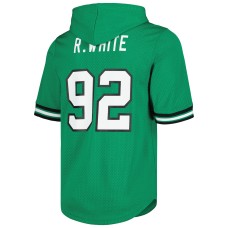 Reggie White Philadelphia Eagles Mitchell & Ness Retired Player Name & Number Mesh Hoodie T-Shirt - Kelly Green