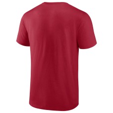 San Francisco 49ers 2023 NFC Champions Right Side Big & Tall T-Shirt - Scarlet