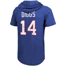 Stefon Diggs Buffalo Bills Player Name & Number Tri-Blend Hoodie T-Shirt - Royal