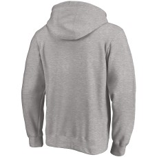 Tampa Bay Buccaneers Fade Out Fitted Pullover Hoodie - Heather Gray