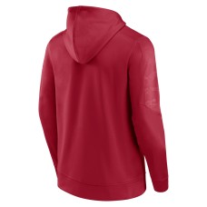 Tampa Bay Buccaneers On The Ball Pullover Hoodie - Red