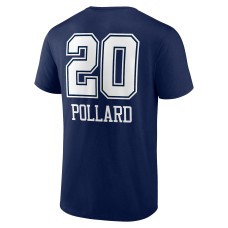 Tony Pollard Dallas Cowboys Wordmark Player Name & Number T-Shirt - Navy