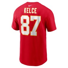 Travis Kelce Kansas City Chiefs Nike Player Name & Number T-Shirt - Red