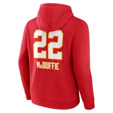 Trent McDuffie Kansas City Chiefs Wordmark Player Name & Number Pullover Hoodie - Red