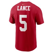 Trey Lance San Francisco 49ers Nike Player Name & Number T-Shirt - Scarlet