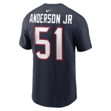 Will Anderson Jr. Houston Texans Nike 2023 NFL Draft First Round Pick Player Name & Number T-Shirt - Navy