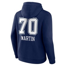 Zack Martin Dallas Cowboys Wordmark Player Name & Number Pullover Hoodie - Navy