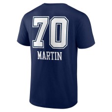 Zack Martin Dallas Cowboys Wordmark Player Name & Number T-Shirt - Navy