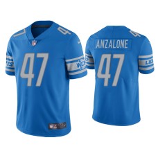 Men's Detroit Lions #34 Alex Anzalone Vapor Limited Light Blue Jersey