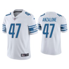 Men's Detroit Lions #34 Alex Anzalone Vapor Limited White Jersey