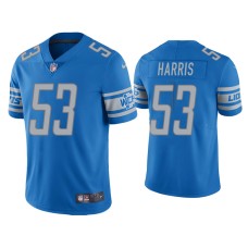 Men's Detroit Lions #53 Charles Harris Vapor Limited Light Blue Jersey