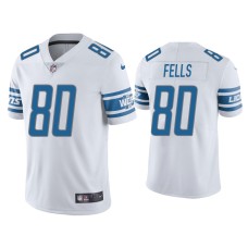 Men's Detroit Lions #80 Darren Fells Vapor Limited White Jersey