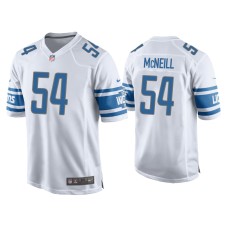 Men's Detroit Lions #54 Alim McNeill White Game Jersey