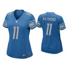 Women's Detroit Lions #11 Kalif Raymond Blue Game Jersey