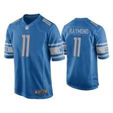 Men's Detroit Lions #11 Kalif Raymond Blue Game Jersey