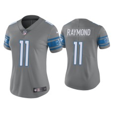 Women's Detroit Lions #11 Color Rush Limited Kalif Raymond Steel Jersey