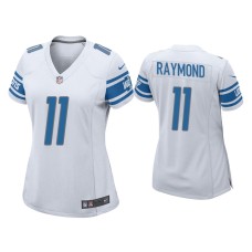 Women's Detroit Lions #11 Kalif Raymond White Game Jersey