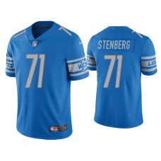 Men's Detroit Lions #71 Logan Stenberg Vapor Limited Light Blue Jersey