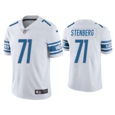 Men's Detroit Lions #71 Logan Stenberg Vapor Limited White Jersey