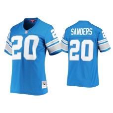 Women's Detroit Lions #20 Barry Sanders Blue Legacy Replica 1996 Jersey