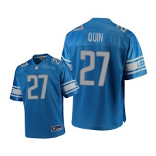 Youth Detroit Lions #27 Blue Glover Quin Pro Line Jersey