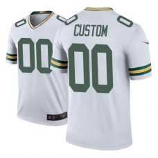 Men's Green Bay Packers #00 Custom White Nike legend color rush Jersey - Men's