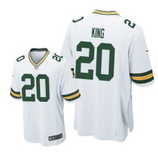 Men's Green Bay Packers #20 White Kevin King Nike Game Jersey