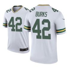 Men's Green Bay Packers #42 Oren Burks White Nike legend color rush Jersey - Men's