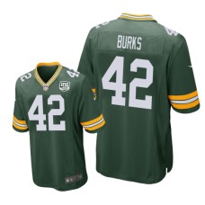 Men's Green Bay Packers #42 Green Oren Burks Nike Game Jersey