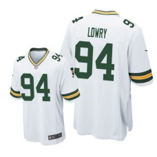 Men's Green Bay Packers #94 White Dean Lowry Nike Game Jersey