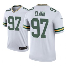 Men's Green Bay Packers #97 Kenny Clark White Nike legend color rush Jersey - Men's