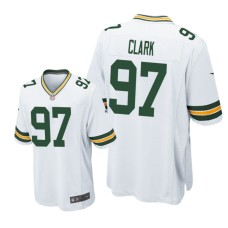 Men's Green Bay Packers #97 White Kenny Clark Nike Game Jersey