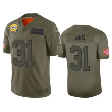 Men's Green Bay Packers #31 Adrian Amos Camo 2019 Salute to Service Limited Jersey