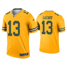 Men's Green Bay Packers #13 Allen Lazard Gold Inverted Legend Jersey