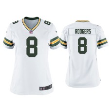 Women's Green Bay Packers #8 Amari Rodgers White Game Jersey