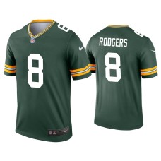 Men's Green Bay Packers #8 Amari Rodgers Green Legend Jersey