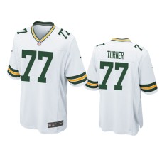 Men's Green Bay Packers #77 Billy Turner White Game Jersey