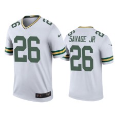 Men's Green Bay Packers #26 Darnell Savage Jr. White NFL Draft Color Rush Legend Jersey