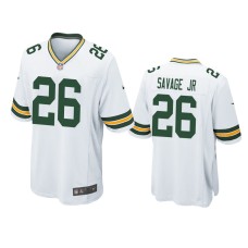 Men's Green Bay Packers #26 Darnell Savage Jr. White NFL Draft Game Jersey