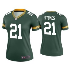 Women's Green Bay Packers #21 Eric Stokes Green Legend Jersey