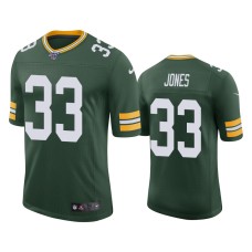 Men's Green Bay Packers #33 100th Season Aaron Jones Green Limited Jersey