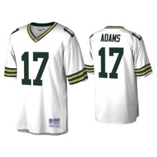 Men's Green Bay Packers #17 Davante Adams White 1996 Legacy Replica Throwback Jersey