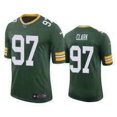 Men's Green Bay Packers #97 100th Season Kenny Clark Green Limited Jersey